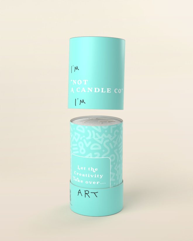 The lid lifted from the tube, the pearls and wicks inside